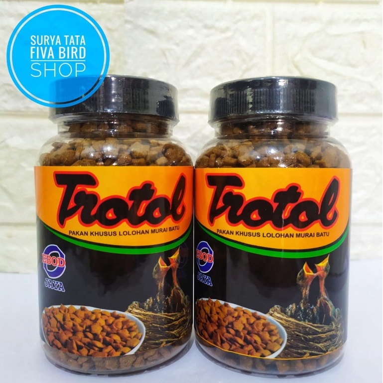 Voer Trotol Ebod Jaya premium voer lolohan burung murai batu lebih gemuk dan sehat