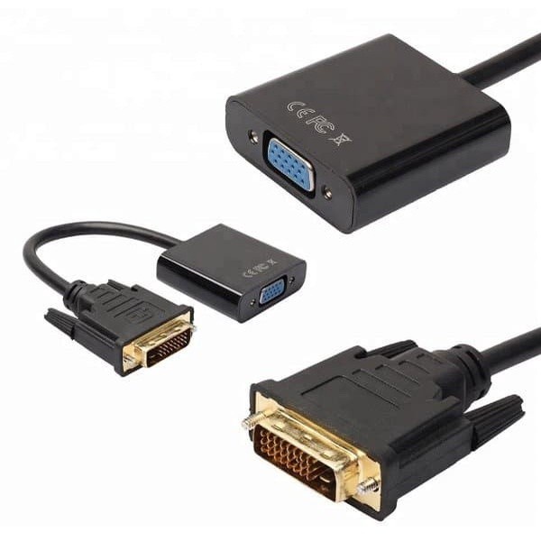 Converter DVI 24+1 To VGA Kabel Konektor Adapter