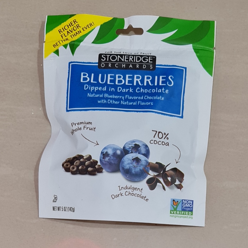 Stoneridge Orchards Blueberries Dipped in Dark Chocolate 142 Gram