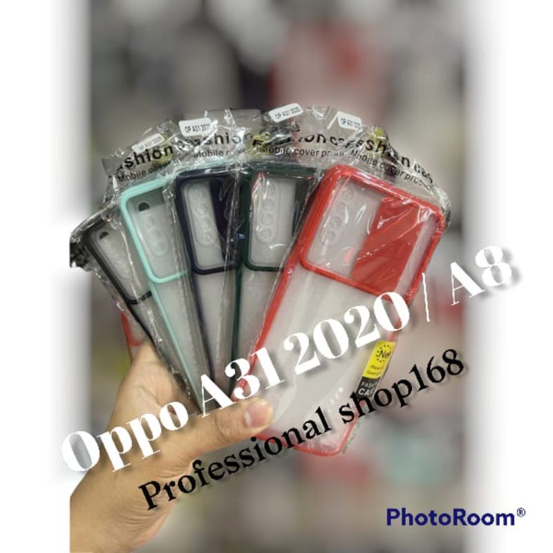 PS - OPPO A31 2020 / A8 CASE SLIDE CAMERA PROTECTOR SLIDING COVER PELINDUNG KAMERA SILIDING GESER BU