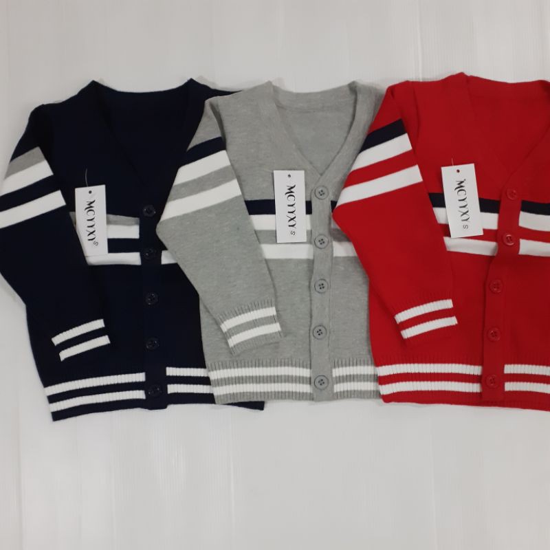 Cardigan Boy Stripes/Baju Luaran Anak/Sweater Anak