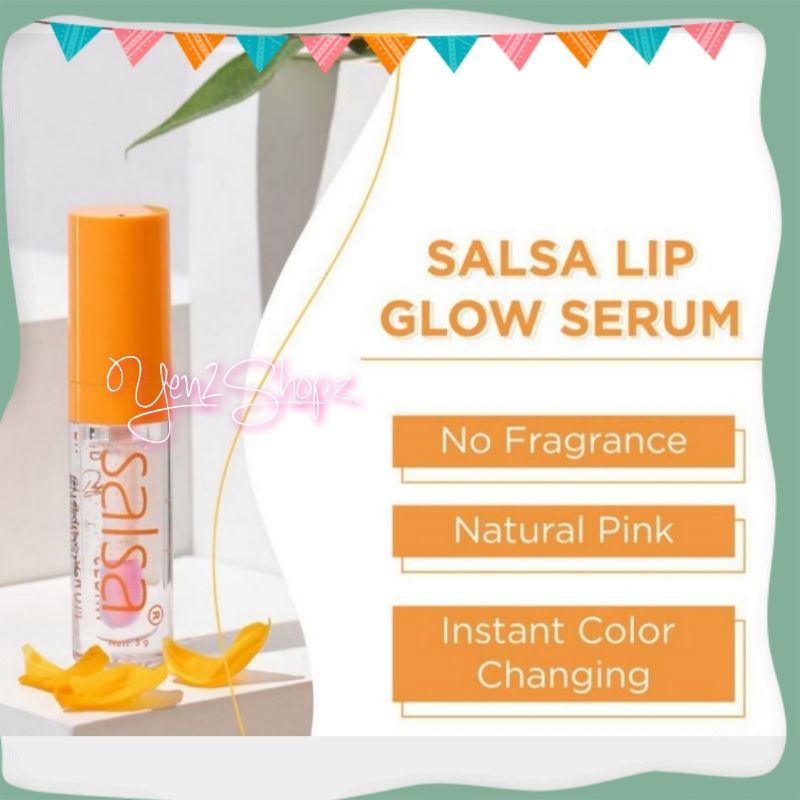 SALSA MAGIC LIP GLOW SERUM PELEMBAB BIBIR PINK ALAMI LIPPIE SERUM