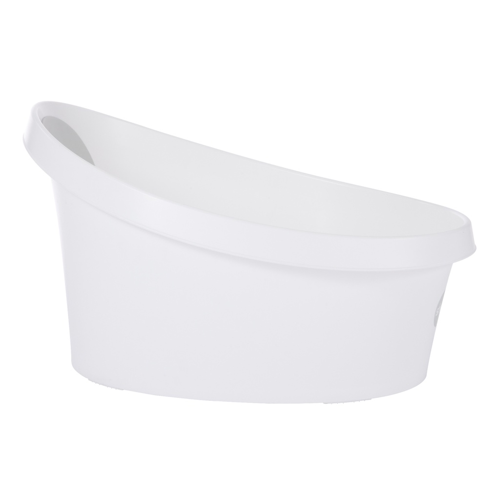Shnuggle Toddler Bath - White &amp; Light Grey | Bak Mandi Bayi