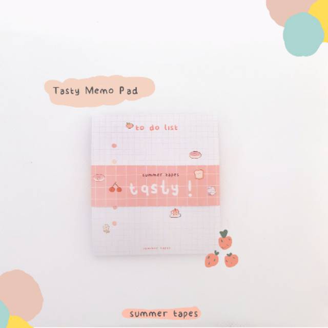 Summer Tapes - Tasty Memo Pad