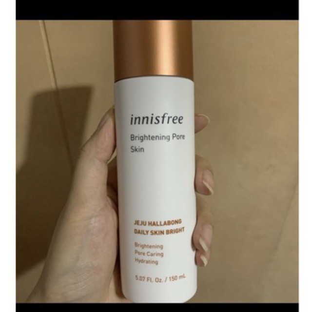 innisfree toner - brightening pore skin
