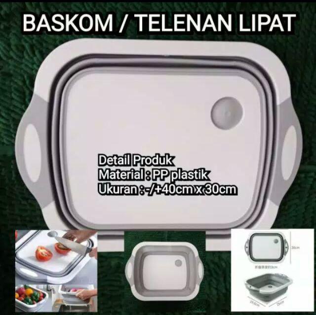Baskom Telenan Lipat / Telenan Multifungsi