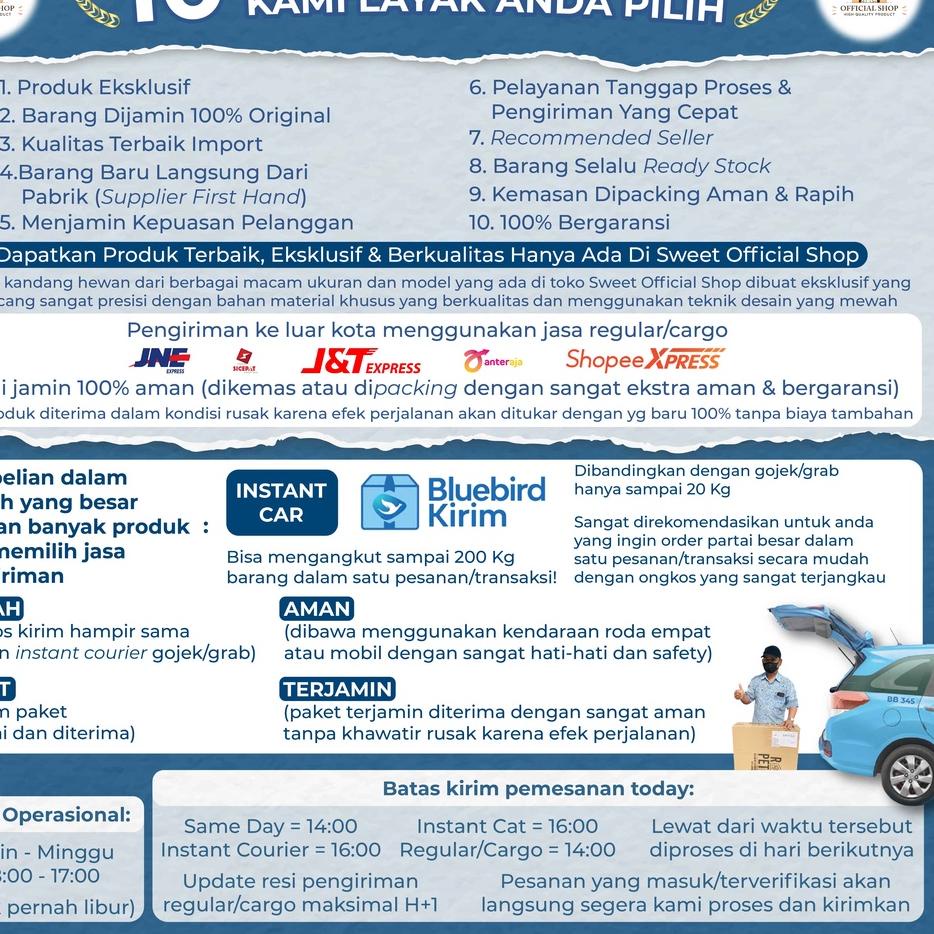 ➵ KANDANG PAGAR SET (4 pcs) KURA TORTO SULCATA PARDALIS ALDABRA TORTOISE 70 cm x 70 cm x 20 cm ✮