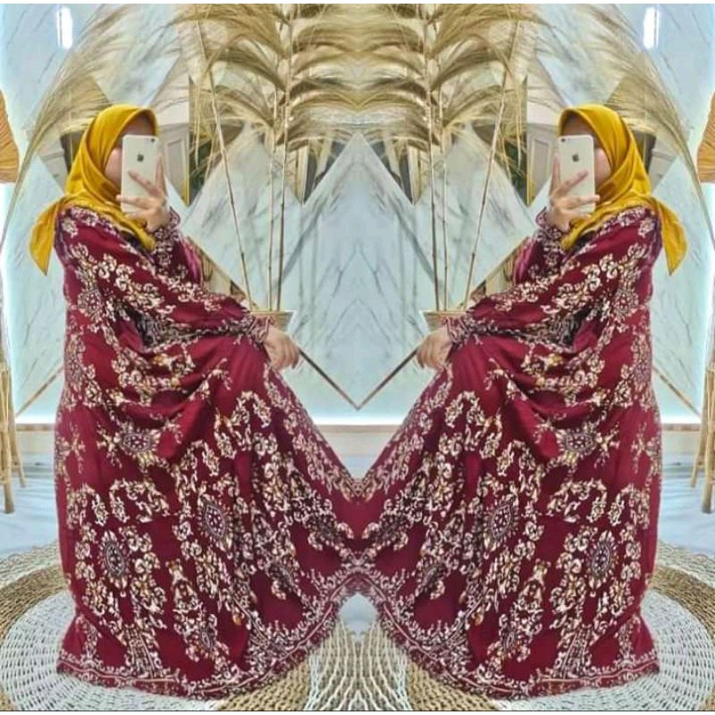 Gamis Rayon motif sultan