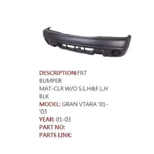 BUMPER BEMPER DEPAN SUZUKI GRAND VITARA ESCUDO 2001 02 03