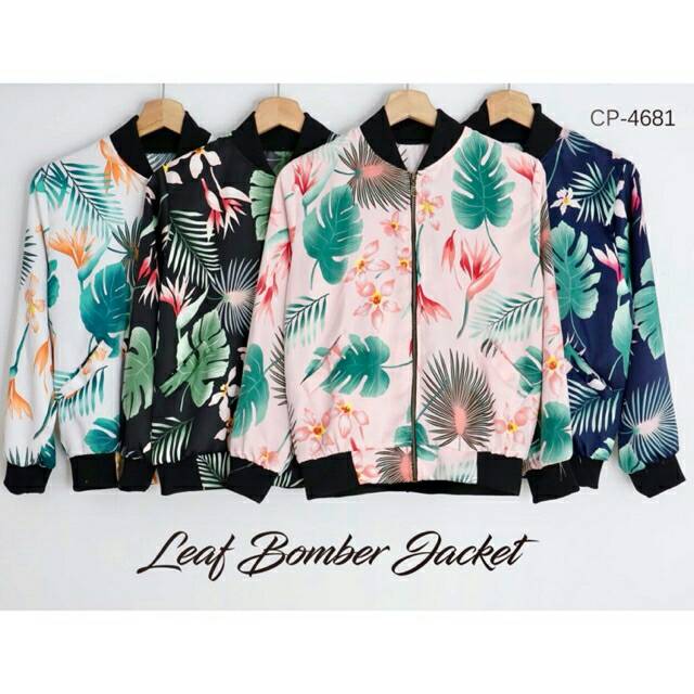 JAYA.Co Jaket Bomber DAUN