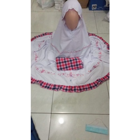 zmb pesantren/santri/santriwati mukena asma imamah Gontor katun