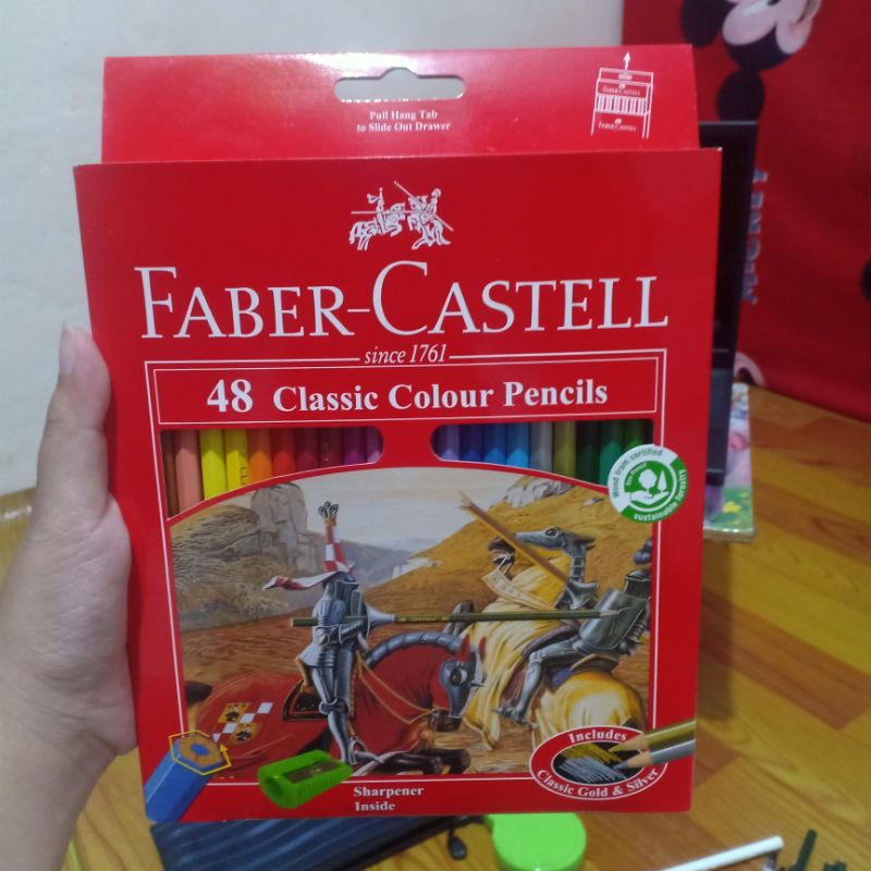 

pensil warna Faber Castell 48 Classic Colour Pencils