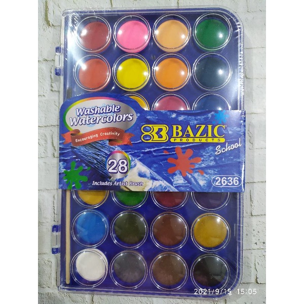 

Water colour Bazic 28 warna 2636/ Cat air bazic