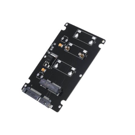 Konverter ssd msata to sata III 2.5&quot; enclosure adapter NB 6Gbps - Converter m-sata to sata3 casing 2.5 inch