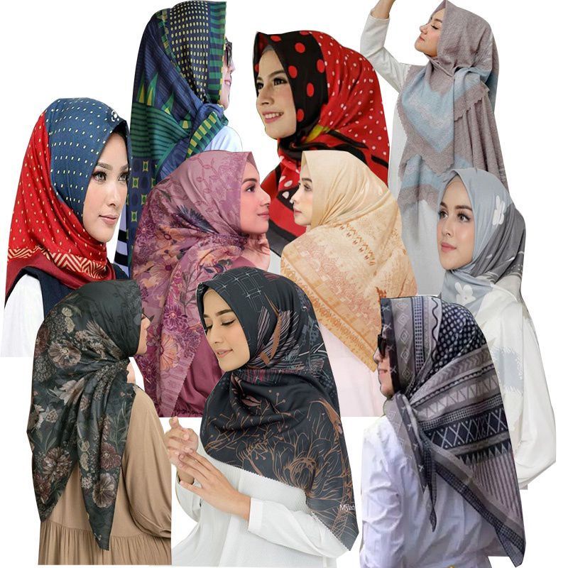 [COD]TERLARIS HIJAB VOAL MOTIP BURBERRY TERBARU 2021