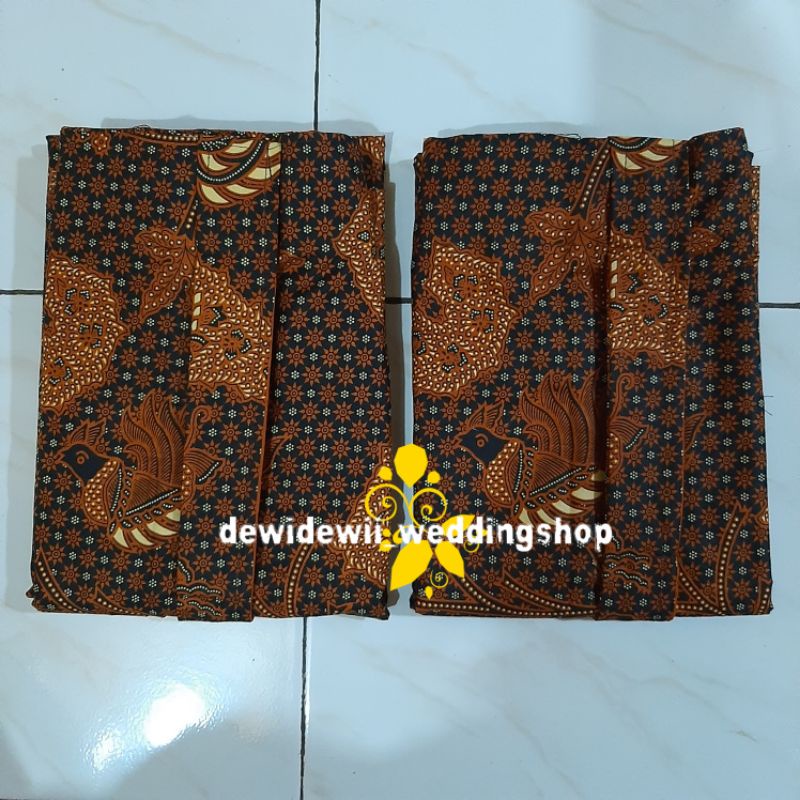 Set Blangkon + Jarik INSTAN, Motif Truntum Wahyu Tumurun