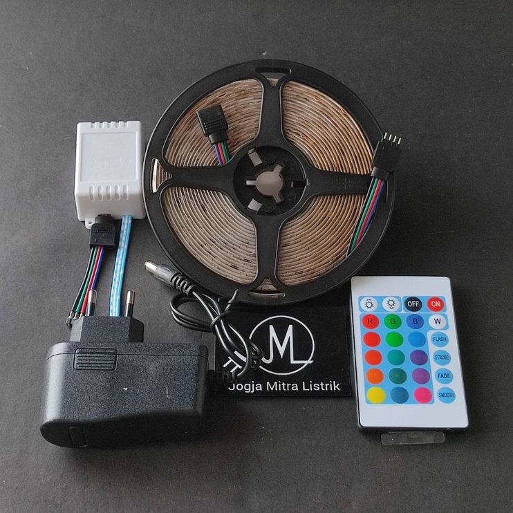 LED STRIP RGB BOSSECOM + REMOTE ADAPTOR 54 LED