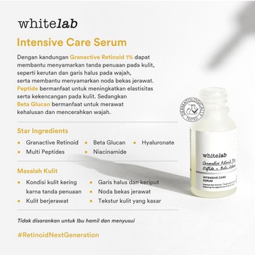 ★ BB ★  Whitelab Granactive Retinoid Intensive Care Serum White Lab