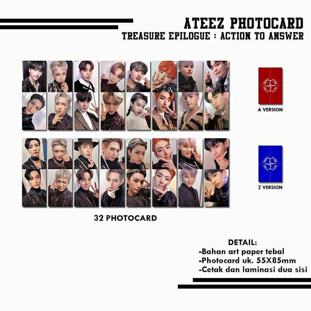ATEEZ TREASURE EPILOGUE : ACTION TO ANSWER PHOTOCARD