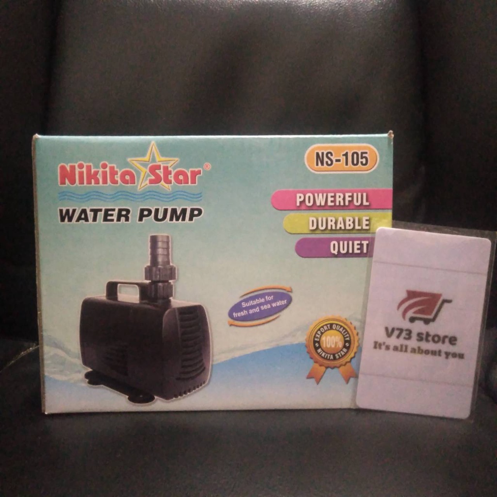 NIKITA STAR NS 105 POMPA CELUP AQUARIUM KOLAM / POMPA HIDROPONIK