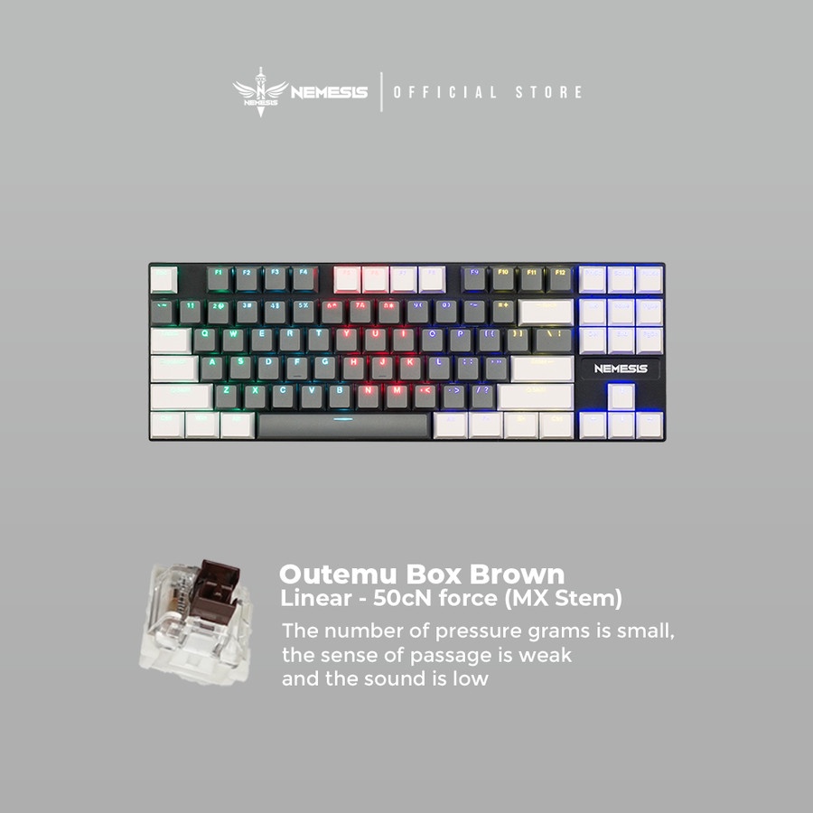 NYK Nemesis MKN-01 EZALOR - MKN01 MKN 01 Mechanical Gaming Keyboard