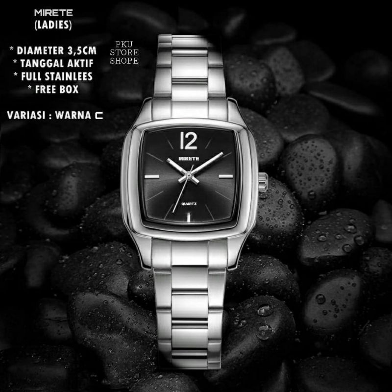 Jam Tangan Wanita Kasual Analog Rantai Stainless Steel Anti Air Free Box Dan Batrai - Jam Tangan Wanita Terlaris - Jam Tangan Wanita Kasual dan Simple - Jam Tangan Wanita Termurah - Jam Tangan Wanita Elegan Dan Mewah Bisa Cod