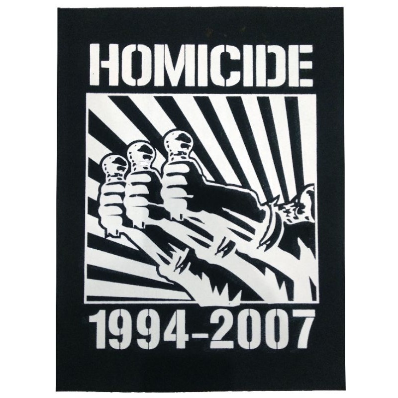 BACKPATCH HOMICIDE / Emblem / REFUSE RESIST / MUNIR