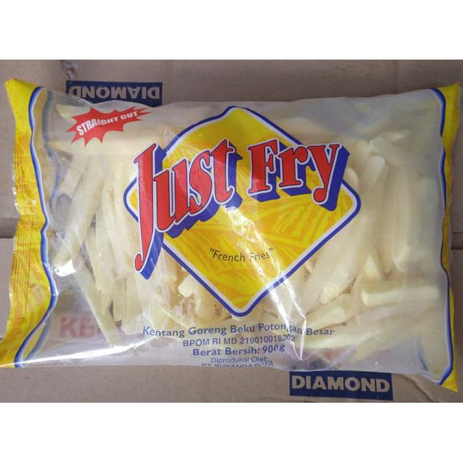 

Hot Promo Kentang Goreng / French Fries Straight Cut Just Fry 900 Gr .