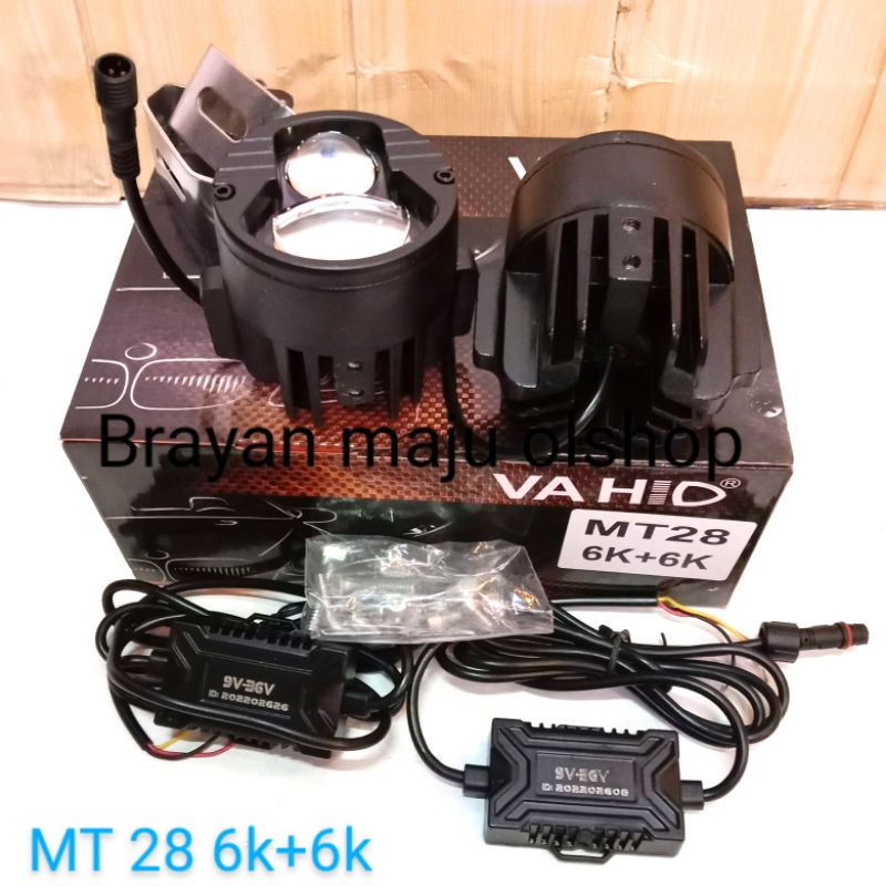 vahid MT28 6k+6k  Lampu Tembak/Sorot LED Projector Semi Laser sepasang