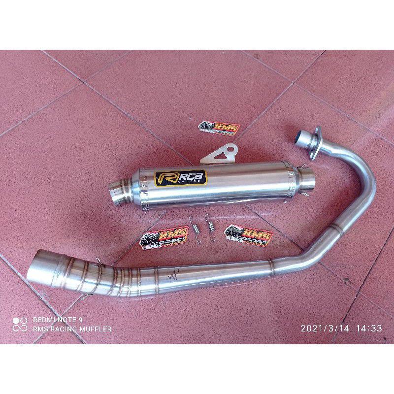 knalpot Rcb bulat kompetisi leher paten Mp Cb Gl Tiger herex
