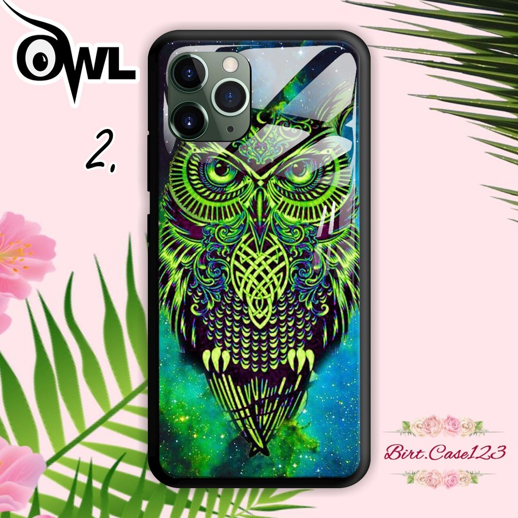 Softcase Back Case Glass Kaca OWL Oppo A33W A37 A39 A71 A83 F1+ F1S F3 F3+ F5 YOUTH BC3711