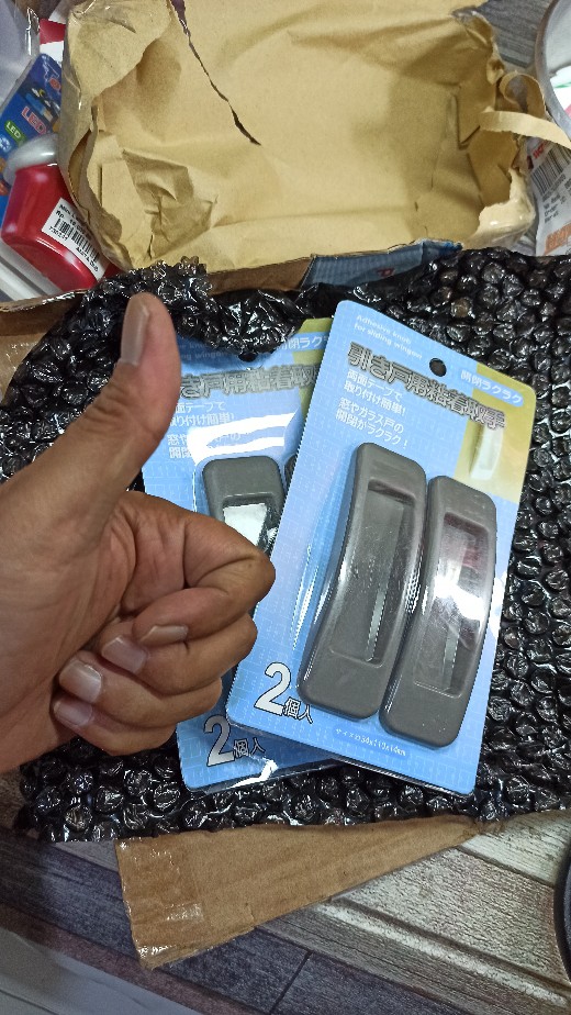 2 Pcs Handle Pegangan Pintu Tempel Door Handle