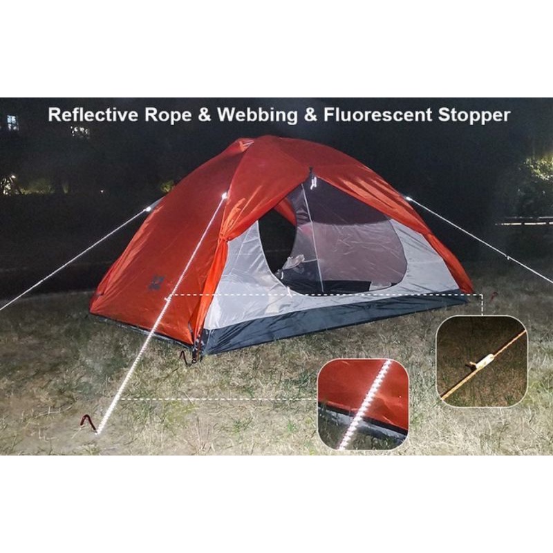 Tenda camping morning 1+ air mountain inn sport kapasitas 1 org