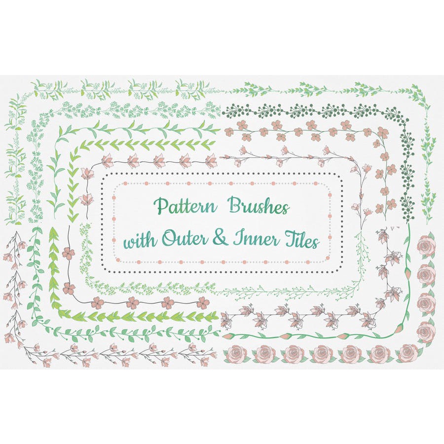 Flexible Floral Brushes