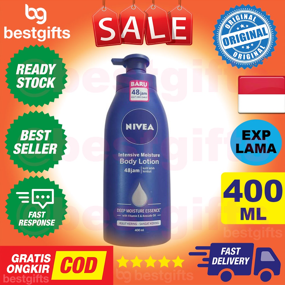 NIVEA BODY LOTION EXTRA WHITE REPAIR PROTECT INSTANT GLOW PERAWATAN KULIT KERING 400 ML