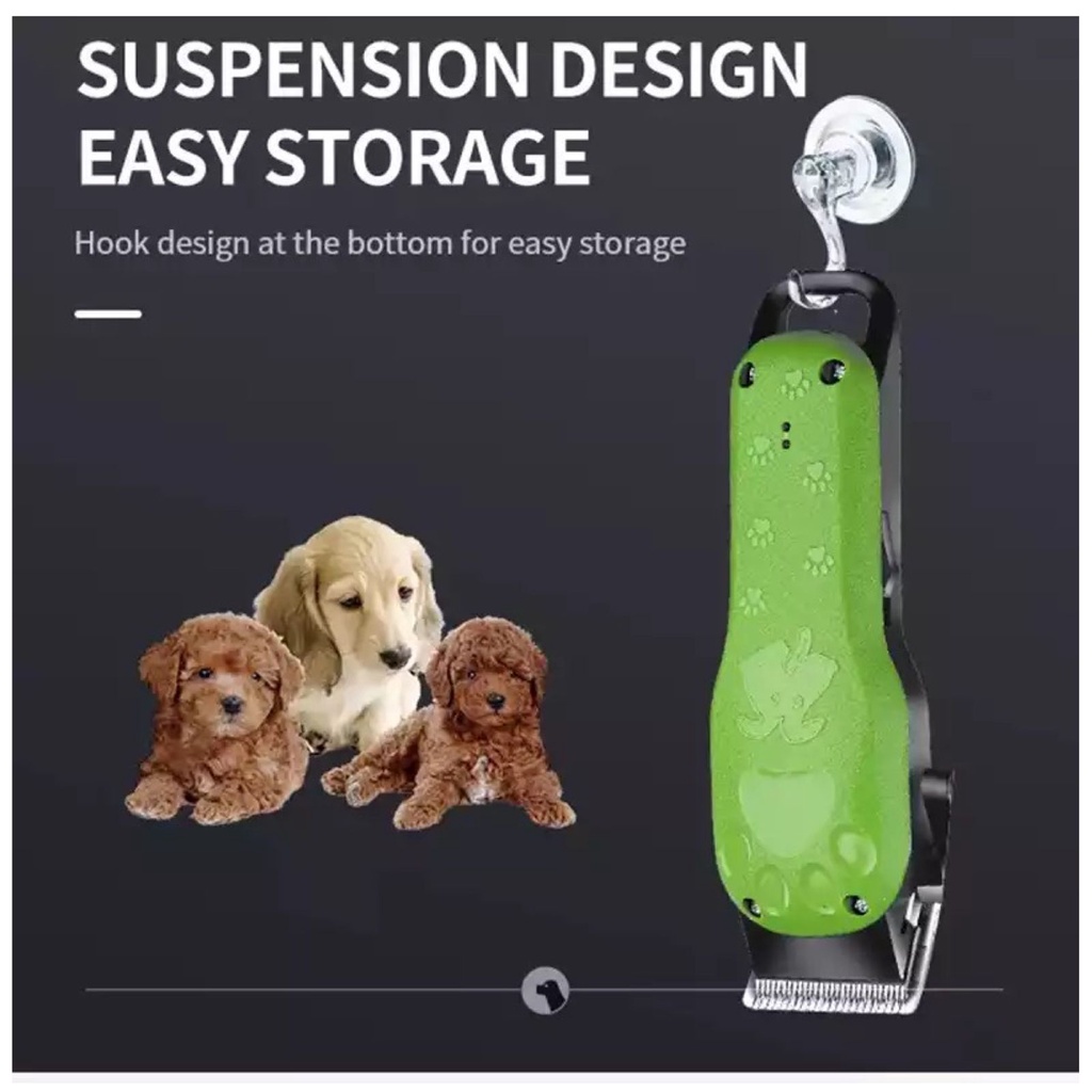 Alat Cukur Rambut KM CW 10 Bulu Hewan Anjing Kucing Kelinci Pet Clipper Elektrik Rechargeable Mesin Pemotong Bulu Cukuran Kemei KM CW10