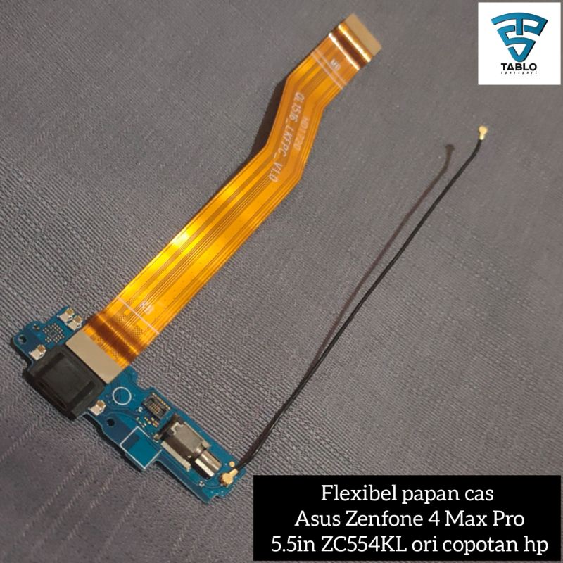 Flexibel antena papan cas konektor charger Asus Zenfone 4 Max Pro 5.5in ZC554KL ori copotan hp