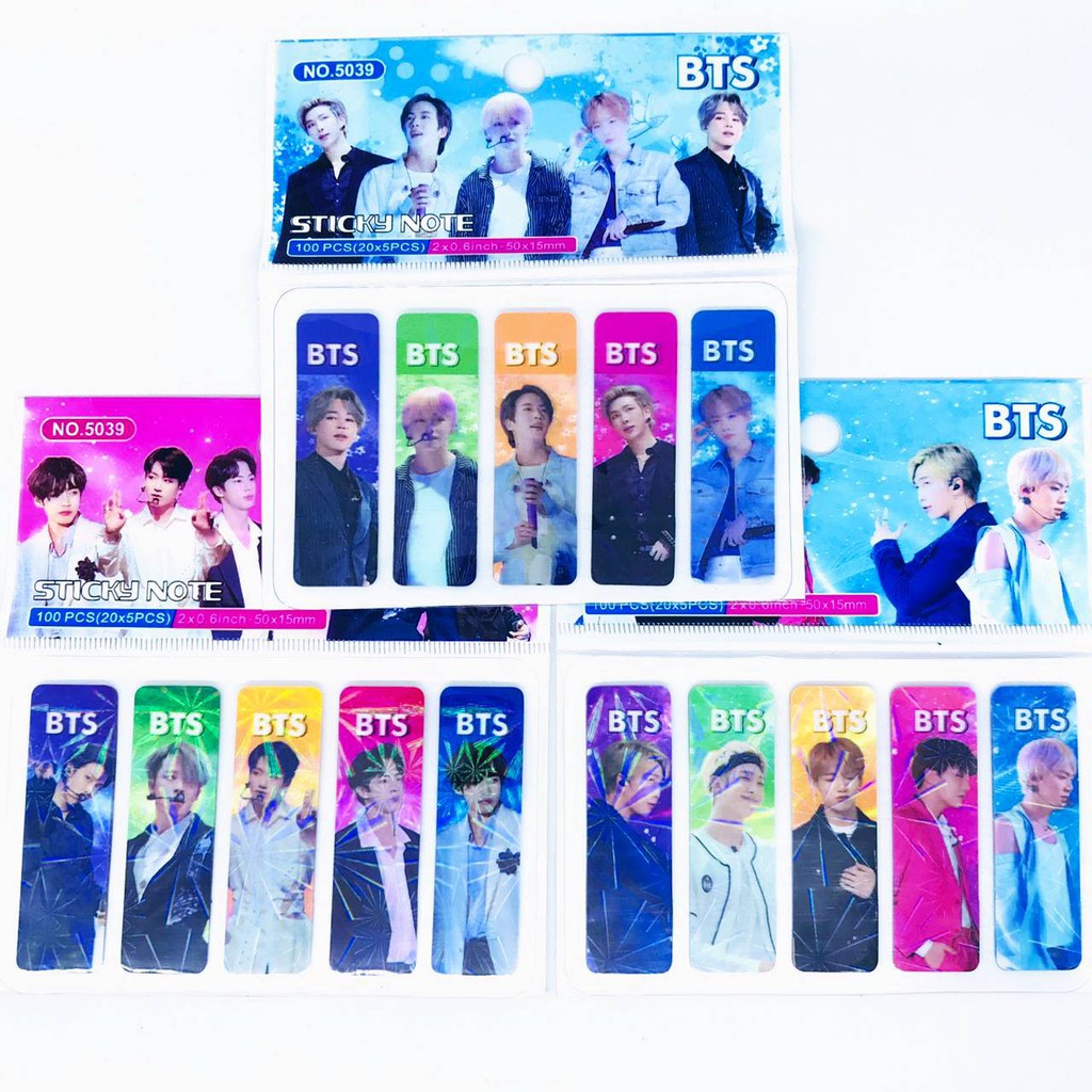 STICKY NOTES / STICKY NOTE PLASTIK HOLOGRAM / PEMBATAS BUKU