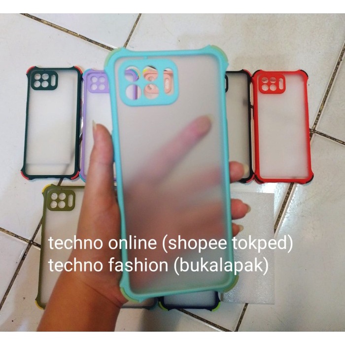 CASE ANTICRACK DOVE OPPO F17 PRO WARNA BUMPER AERO SOFT CASING