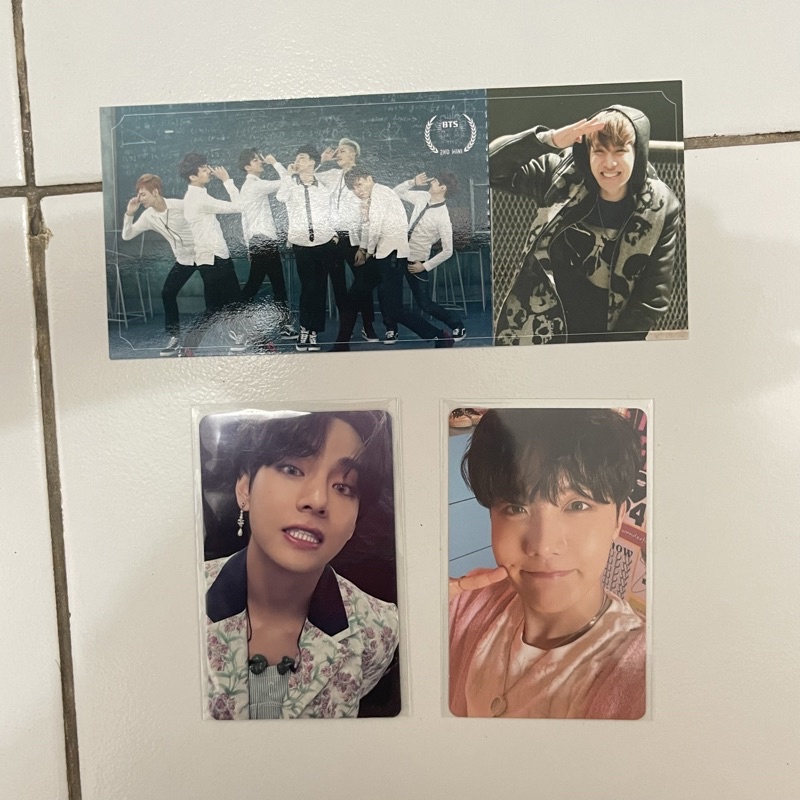 READY PHOTOCARD TAEHYUNG DVD MOTS ON:E BUNDLE [JHOPE BE & JHOPE SLA]