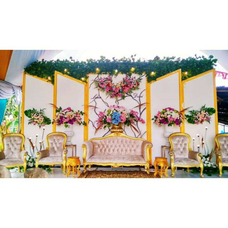 Jual Gebyok manten/papan dekorasi /dekorasi pelaminan/backdrop