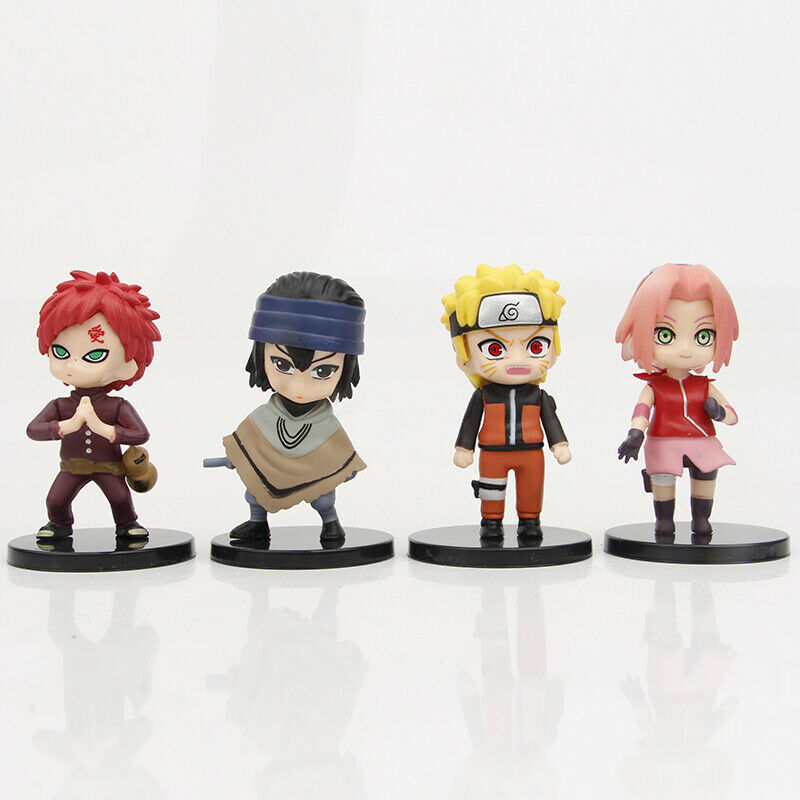 Mainan Action Figure Naruto Uzumaki Kakashi Gaara Sasuke Itachi Yashamaru 12 In 1 Untuk Hiasan Topper Kue