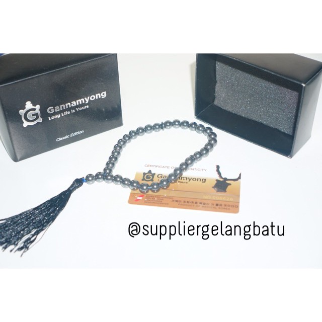 tasbih batu hematite 33 butir premium tasbeh brustin blustin aksesoris fashion pria wanita muslimah