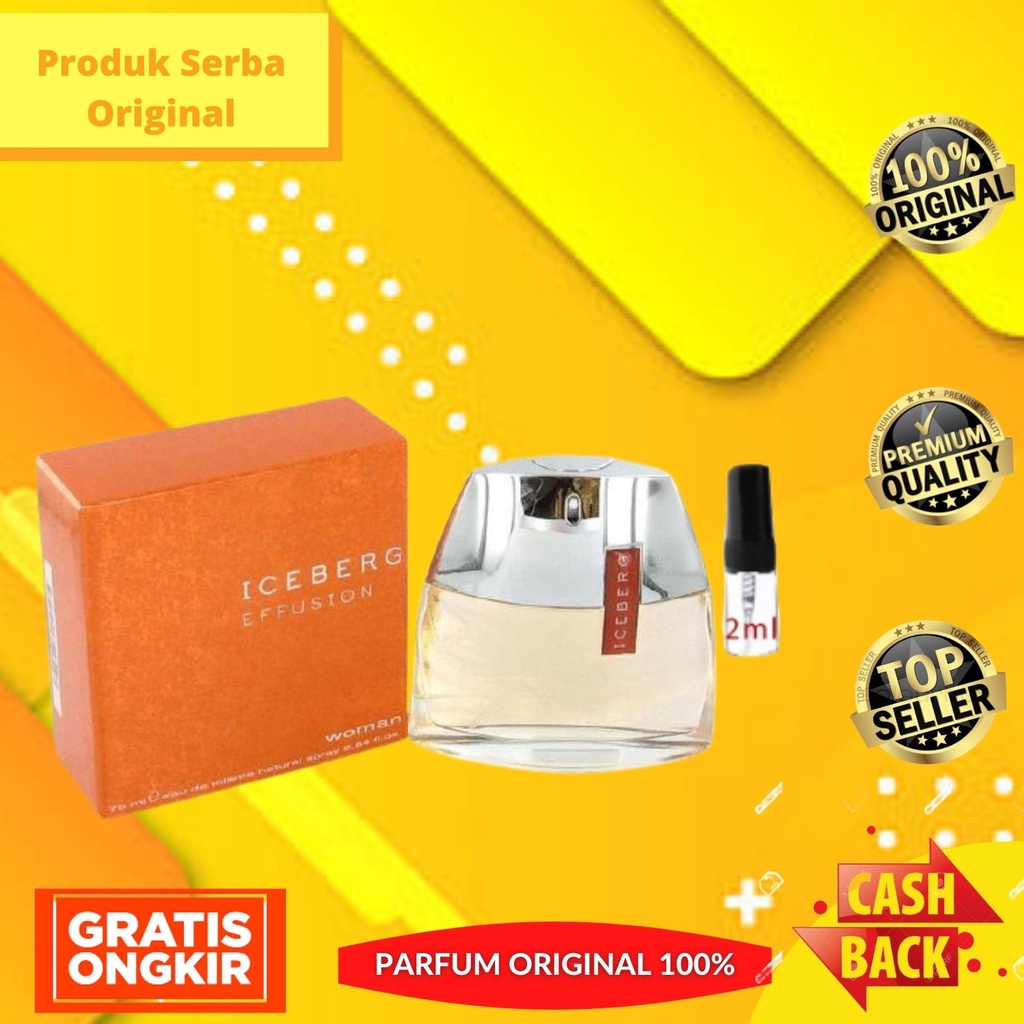 Parfum Parfume Perfume Perawatan Asli  Original Wanita Perempuan Cewek Iceberg Effusion Women EDT 75