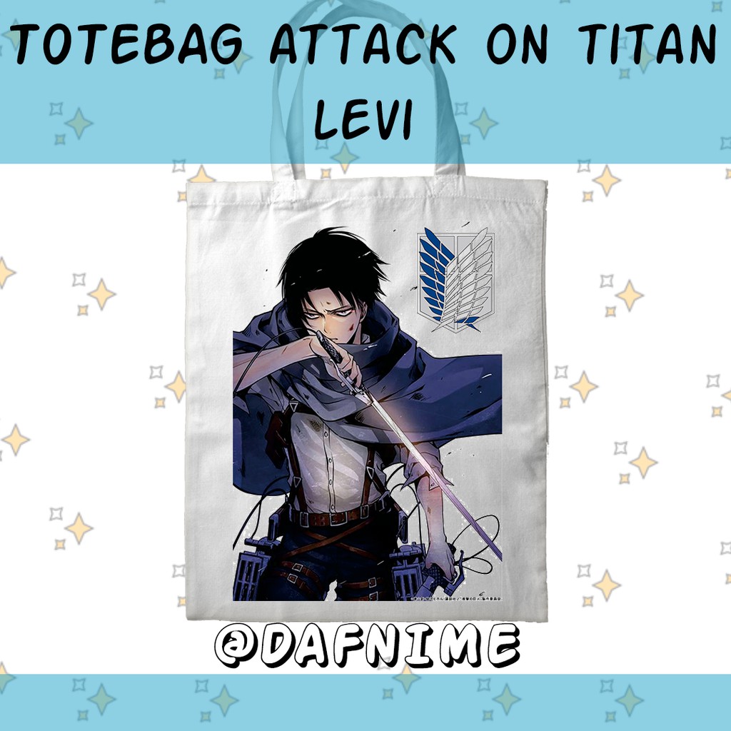 TOTEBAG LEVI ACKERMAN ATTACK ON TITAN