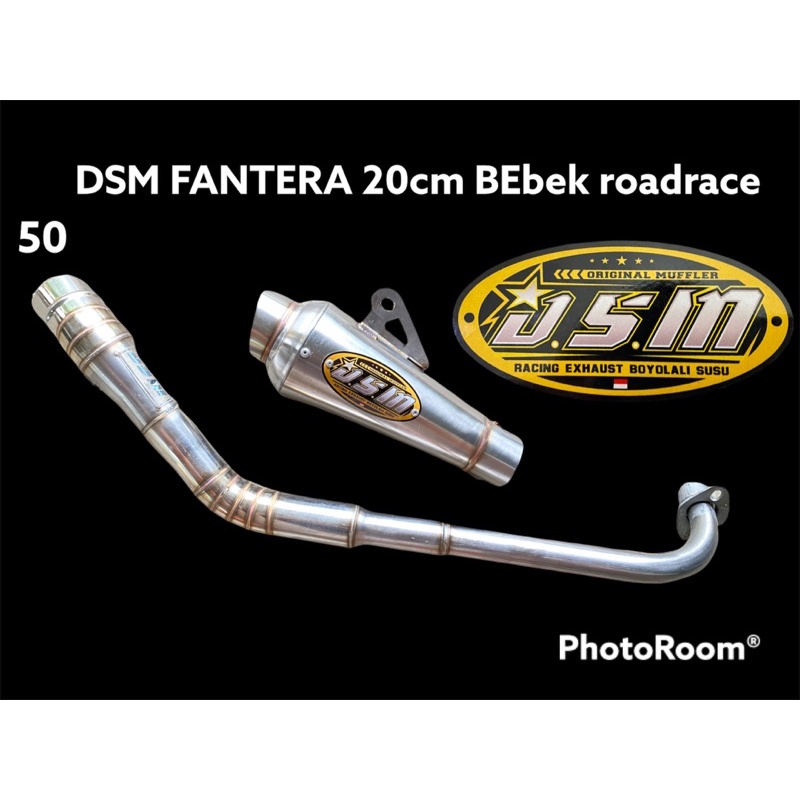 Knalpot Dsm fantera bebek kolong jupiter vega smash grand c70 roadrace