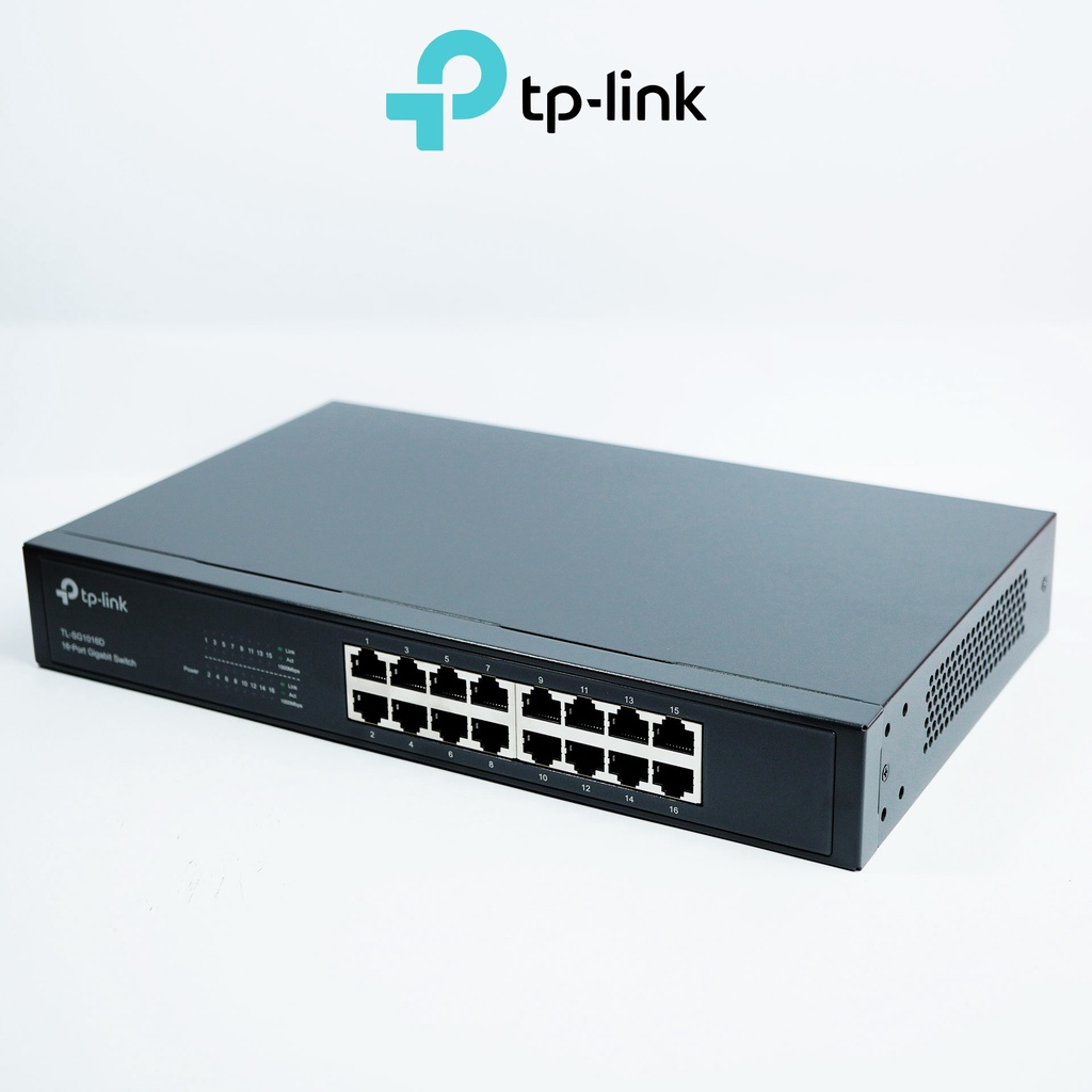 SWITCH TP-LINK TPLINK TL-SG1016D 16 PORT 1000MBPS BESI RESMI