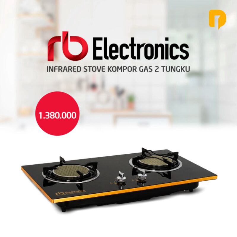 RB Infrared Stove Kompor Gas 2 Tungku