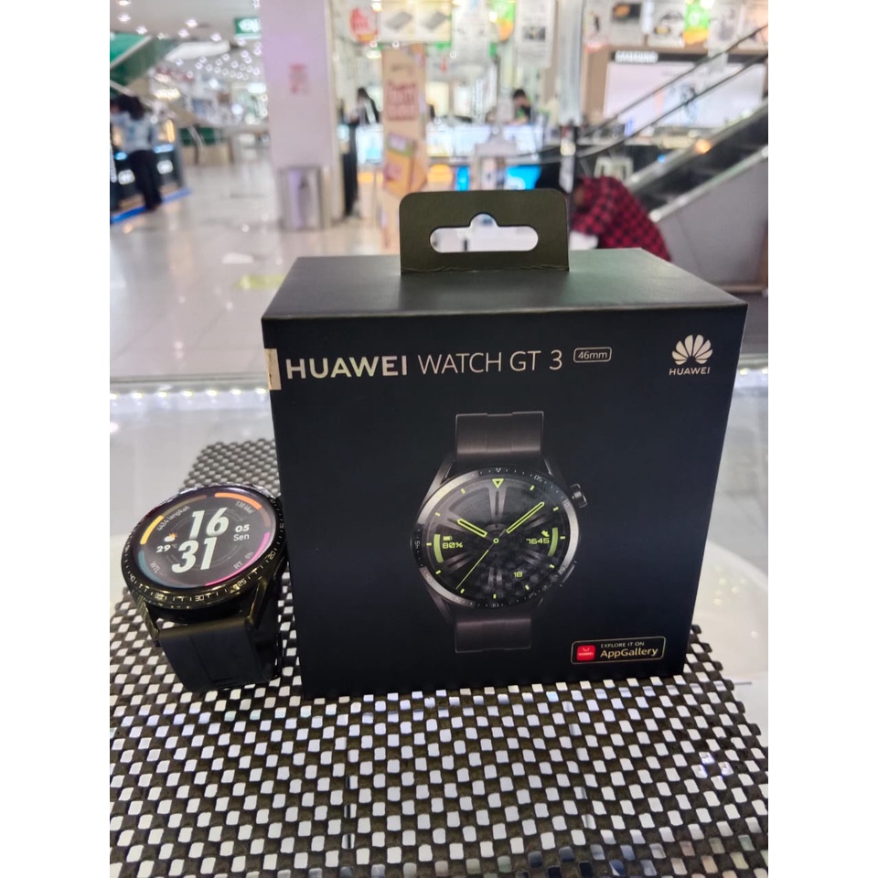 Jual HUAWEI WATCH GT 3 46mm SECOND MULUS FULLSET | Shopee Indonesia