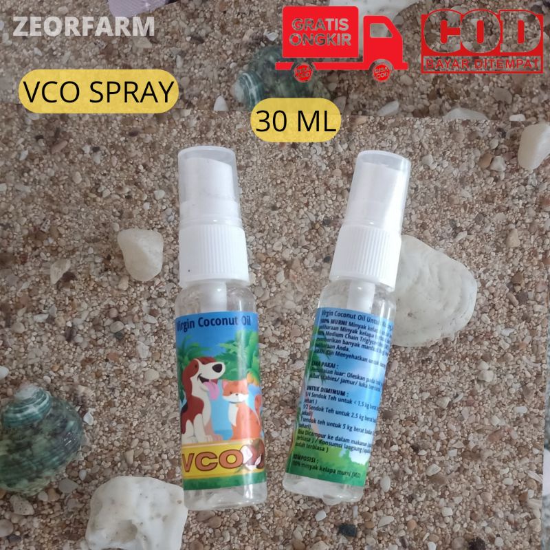 vco kucing anjing minyak kelapa murni 30ml spray